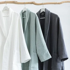 peignoir unisex en coton